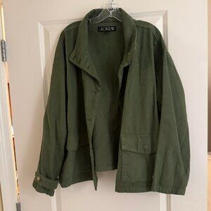 NWOT J.Crew Olive Green Field Jacket